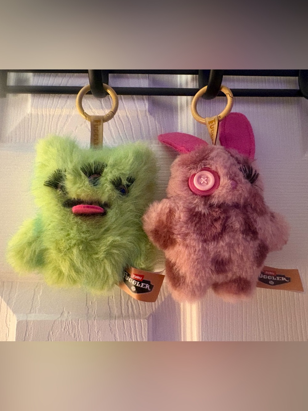 Fuggler Baby Baddies Keychain Plush Set – Reek-O & Rabid Rabbit